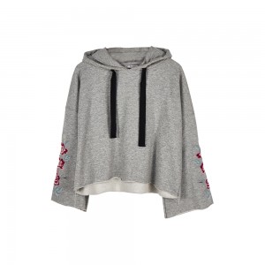 Hoody bordir wanita